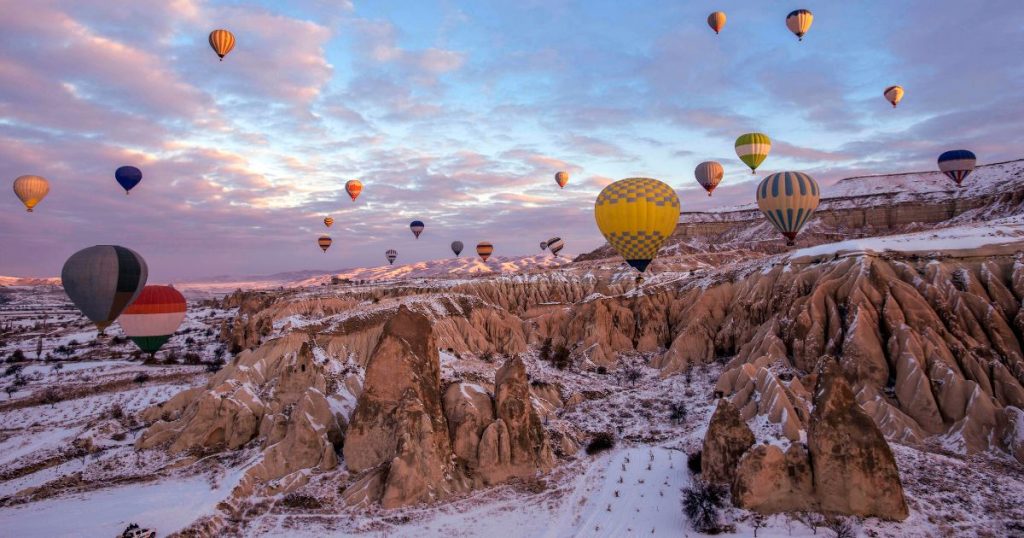 土耳其卡帕多奇亞雪景