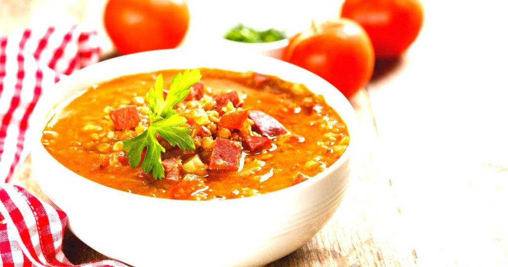 土耳其小麥番茄扁豆湯
