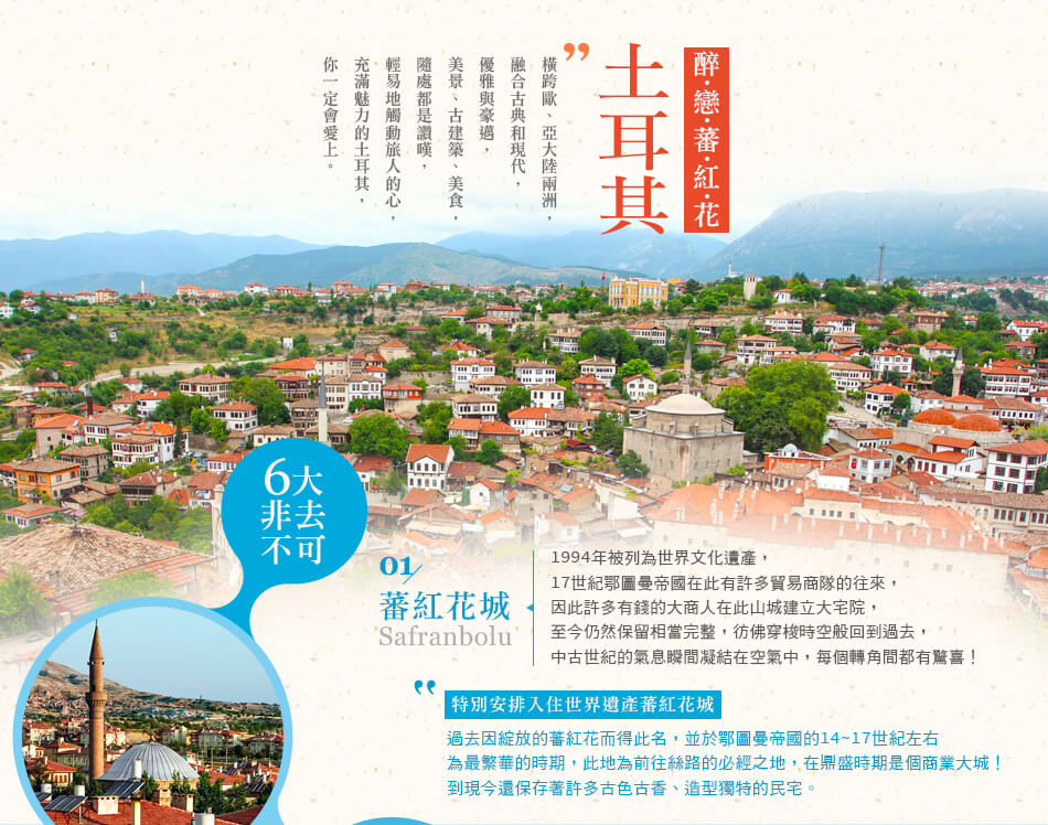 【川越土耳其】 醉戀蕃紅花 特洛伊11天(松山來回)feature1