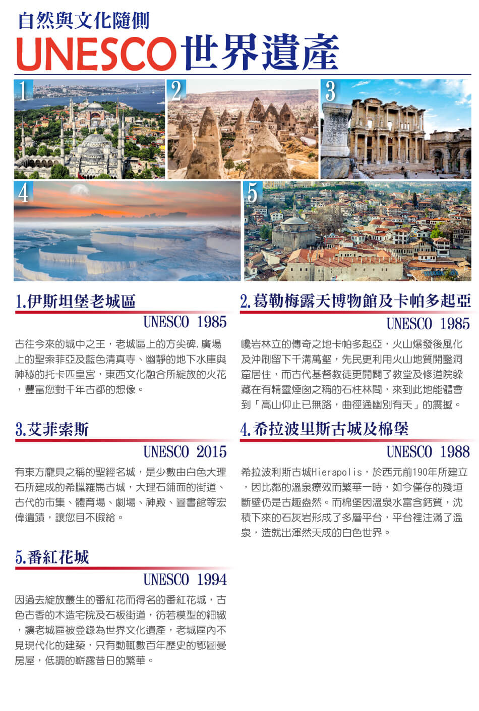 2022土耳其11天特色 UNESCO世界遺產